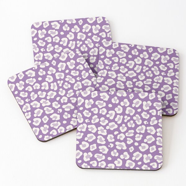 Item preview, Purple and Cream leopard print designed and sold by pattern-archive.