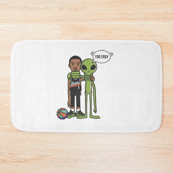 Item preview, Too Easy Victor Wembanyama Vs The Alien Shoulder Each Other San Antonio Spurs Nba 2026 Basketball designed and sold by luytkaka.
