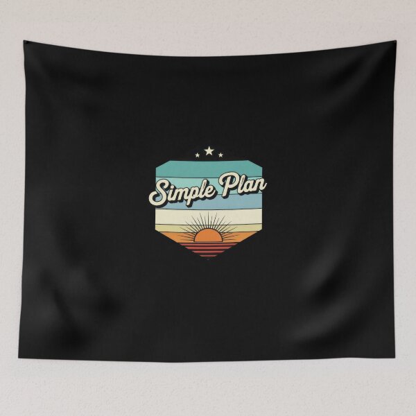 Item preview, Simple Plan Band Retro Sunset #2664 designed and sold by aztra-art.
