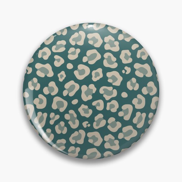Item preview, Teal and Beige leopard print designed and sold by pattern-archive.