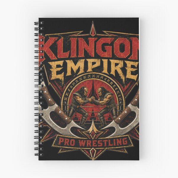 Item preview, Klingon Empire Pro Wrestling Bat’leth Warrior Wrestling Logo designed and sold by The Irish Whip.