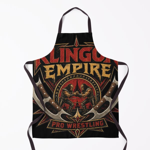 Item preview, Klingon Empire Pro Wrestling Bat’leth Warrior Wrestling Logo designed and sold by The Irish Whip.
