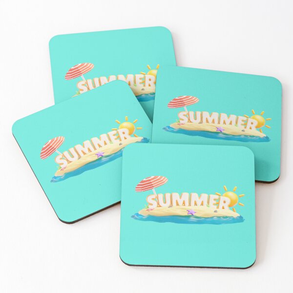 Item preview, Summer Beach Island 3D Clay Trendy Tropical Vacation designed and sold by SolutionsArt.