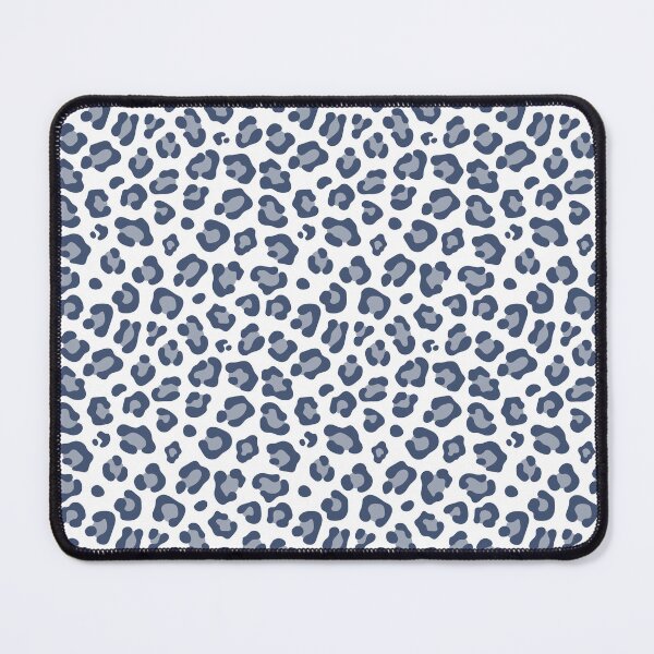 Item preview, White and Blue leopard print designed and sold by pattern-archive.