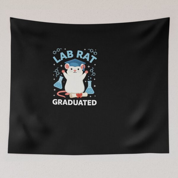 Item preview, Lab Rat Graduated Science Student Graduation designed and sold by SuperAndSocial.