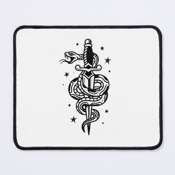 Item preview, Blackwork Serpent Dagger designed and sold by PurePuff Essentials.