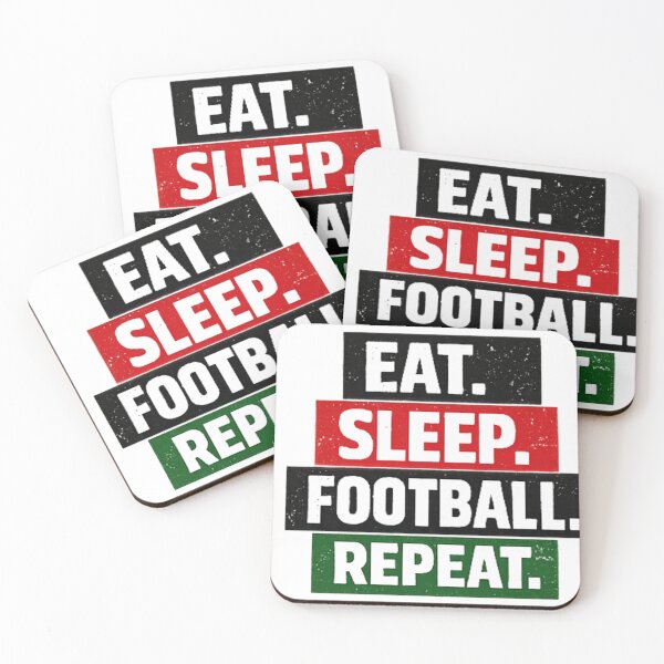 Item preview, Eat Sleep  Football  Repeat -T-Shirt Design designed and sold by MaafiaArtsThai.