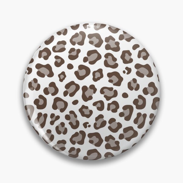 Item preview, White and Brown leopard print designed and sold by pattern-archive.
