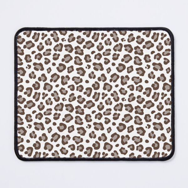 Item preview, White and Brown leopard print designed and sold by pattern-archive.
