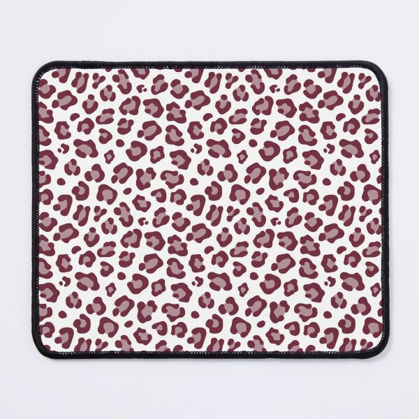 Item preview, White and Burgundy leopard print designed and sold by pattern-archive.