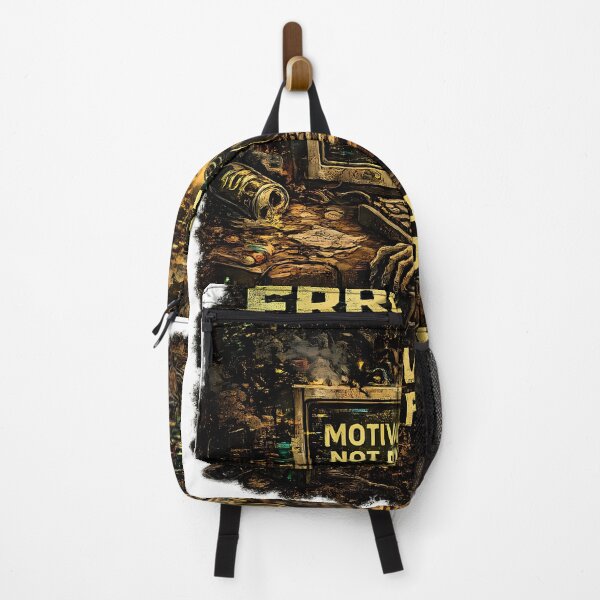 Item preview, Error 404 Motivation Not Found Funny Burnout Meme Design designed and sold by RebelVibeX.