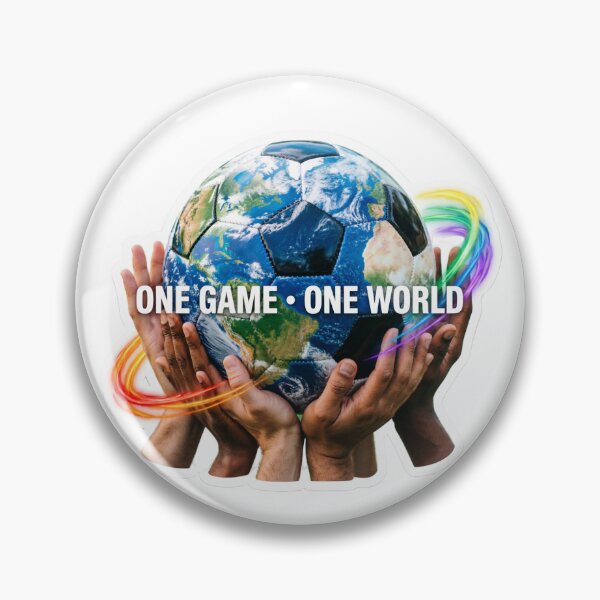 Item preview, One Game One World Football Unity designed and sold by PrintBreeze.