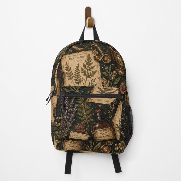 Item preview, Antique Witch's Cabinet: Vintage Poison Bottles, Herbs & Alchemical Art designed and sold by OpenDreamArts.