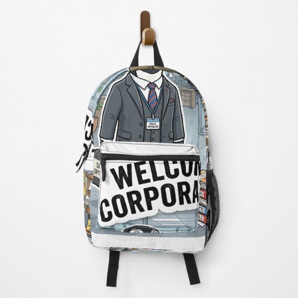 Item preview, Corporate Ice Age Funny Work Sticker designed and sold by SoftAuraStudi0.