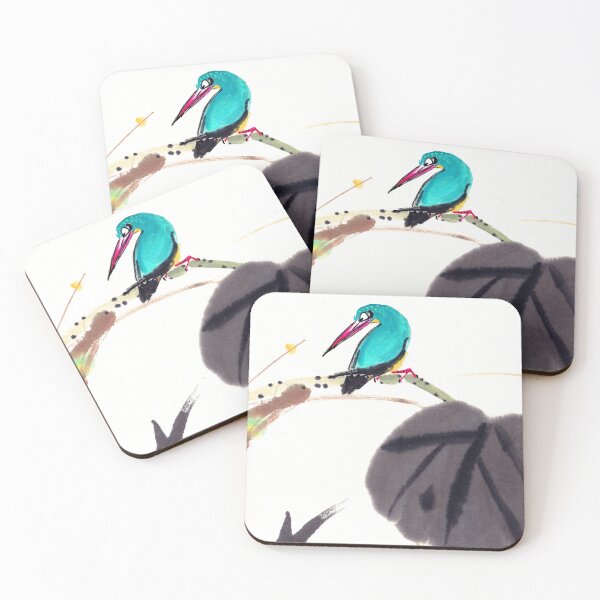 Item preview, Kingfisher on Lotus designed and sold by OriArtiste.