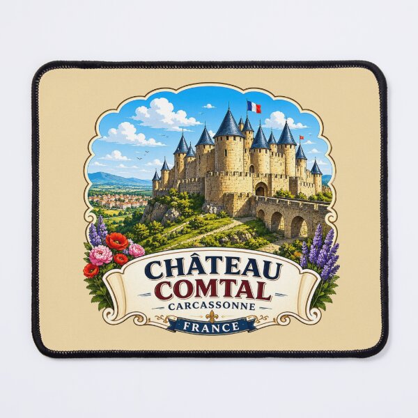 Item preview, Château Comtal, Carcassonne, France designed and sold by Myra365Art.