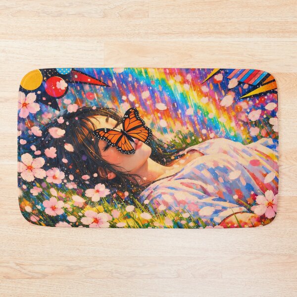 Item preview, Sleeping Dreamer in Colorful Rain designed and sold by M-Y-A-R-T-.