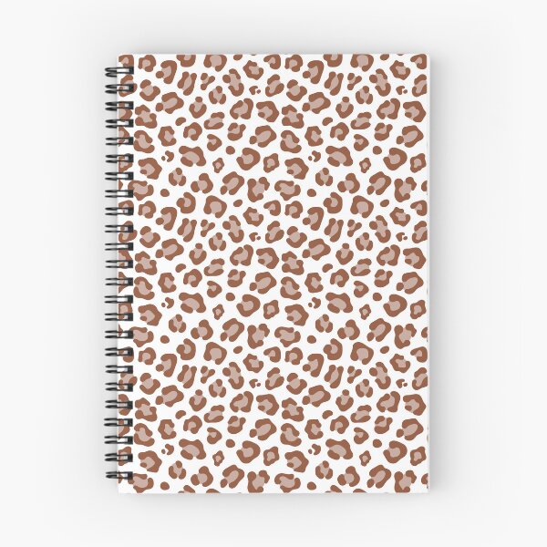 Item preview, White and Copper leopard print designed and sold by pattern-archive.