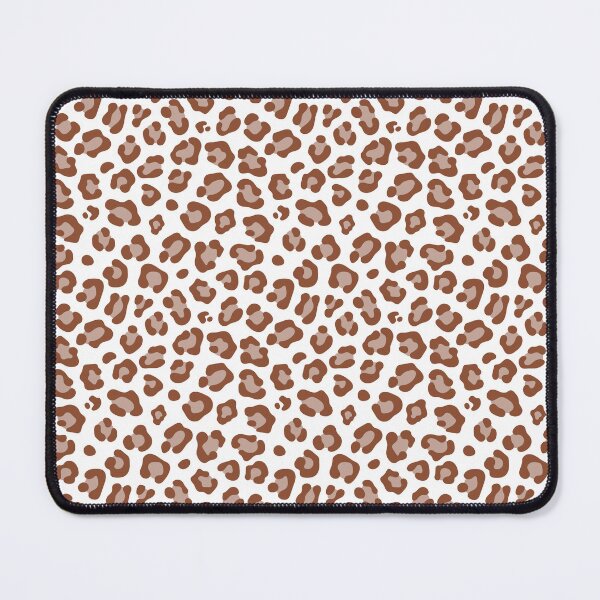 Item preview, White and Copper leopard print designed and sold by pattern-archive.