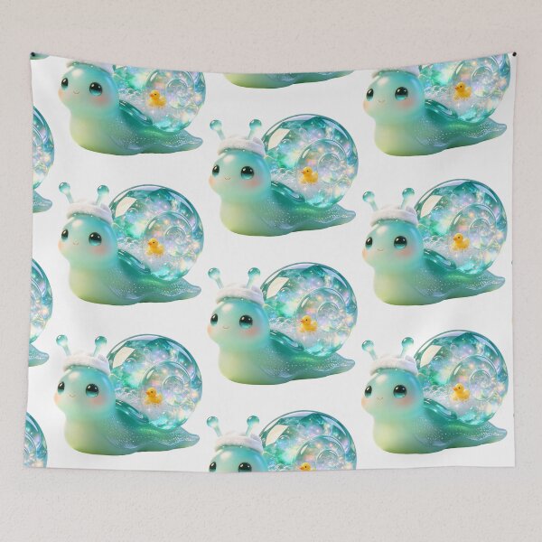 Item preview, Emerald Snail - Self Care Bubble Bath & Rubber Ducky designed and sold by ABYSSLAB.