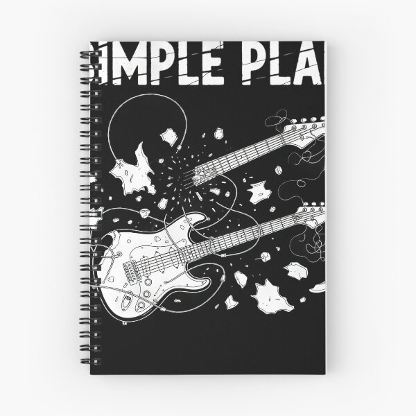 Item preview, SIMPLE PLAN Guitarras destrozadas - Estilo grunge Amante de la música Músico Artículo impresionante #4321 designed and sold by aztra-art.