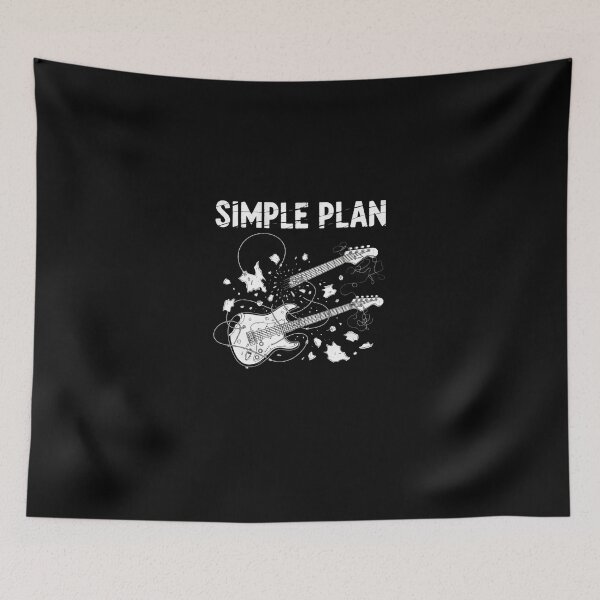 Item preview, SIMPLE PLAN Shattered Guitars - Grunge Style Music Lover Musician Awesome Item #4321 designed and sold by aztra-art.