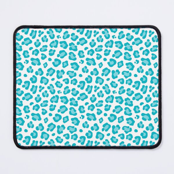 Item preview, White And Cyan Leopard Print designed and sold by pattern-archive.