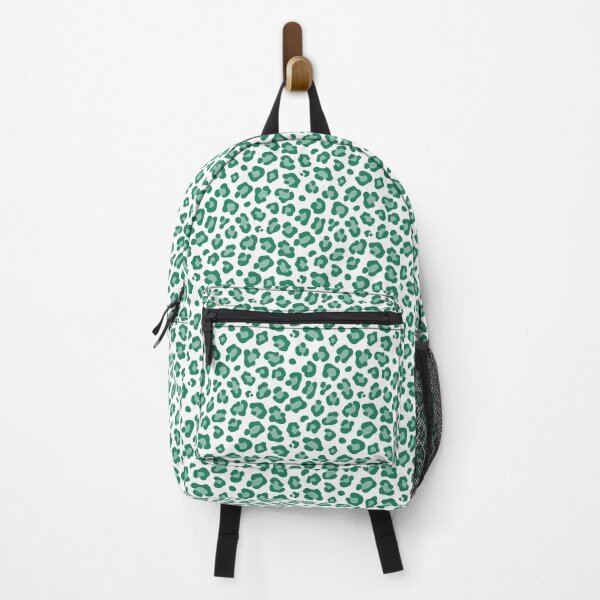 Item preview, White and Green leopard print designed and sold by pattern-archive.