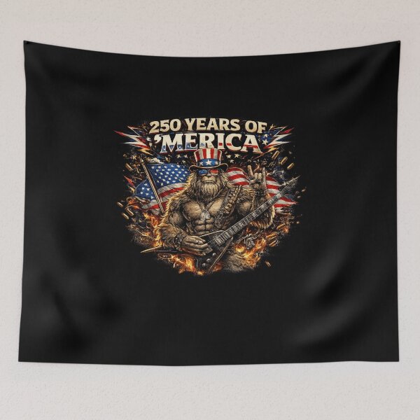Item preview,  America Turns 250 Patriotic Bigfoot designed and sold by super-think.