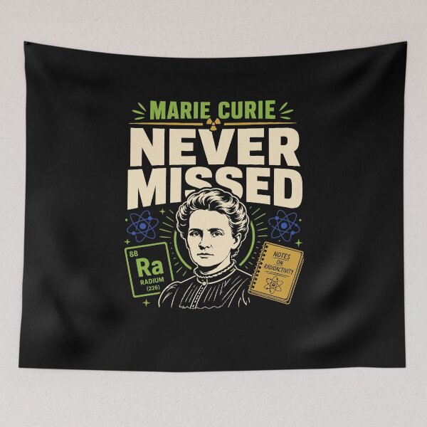 Item preview, Marie Curie Chemistry Radiology Science Gift designed and sold by AndreasMei.