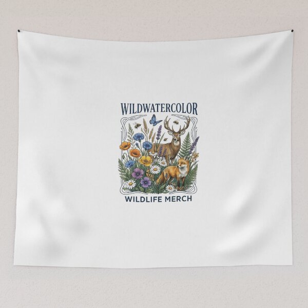 Item preview, Premium Retro Distressed Watercolor Wildflowers Wildlife Merch - Funny Sarcastic Custom T-Shirt Design designed and sold by GeniePixel.