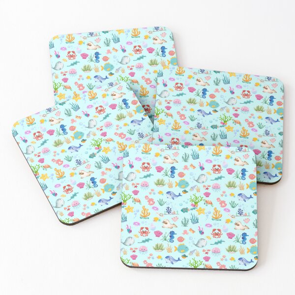 Item preview, Marine Animals and Sea Creatures Pattern designed and sold by Nicha Studio.