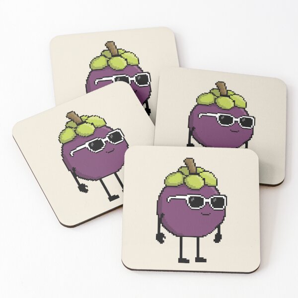 Item preview, Mangosteen Pixel designed and sold by White Rim Mates.