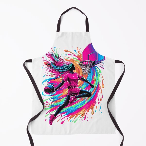 Item preview, Basketball Girl Colorful T-Shirt designed and sold by gidget-gadget.