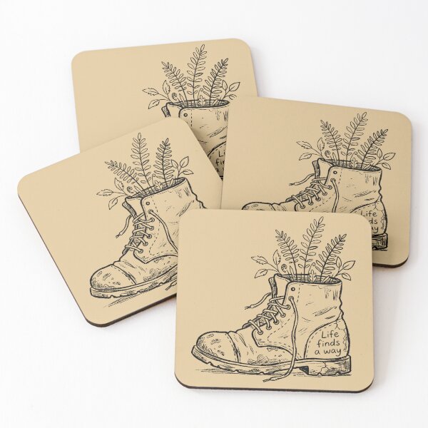 Item preview, Mossy Boot Sprout - Cute Rustic Cottagecore Aesthetic designed and sold by bapupa.