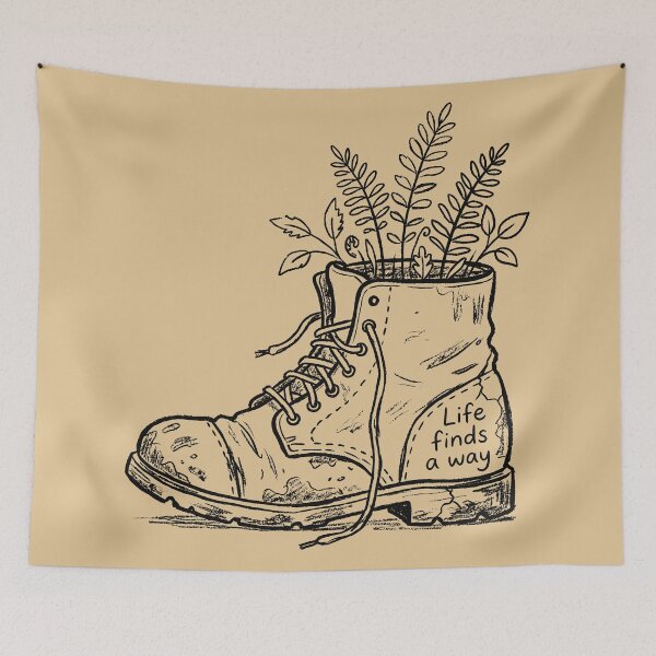Item preview, Mossy Boot Sprout - Cute Rustic Cottagecore Aesthetic designed and sold by bapupa.