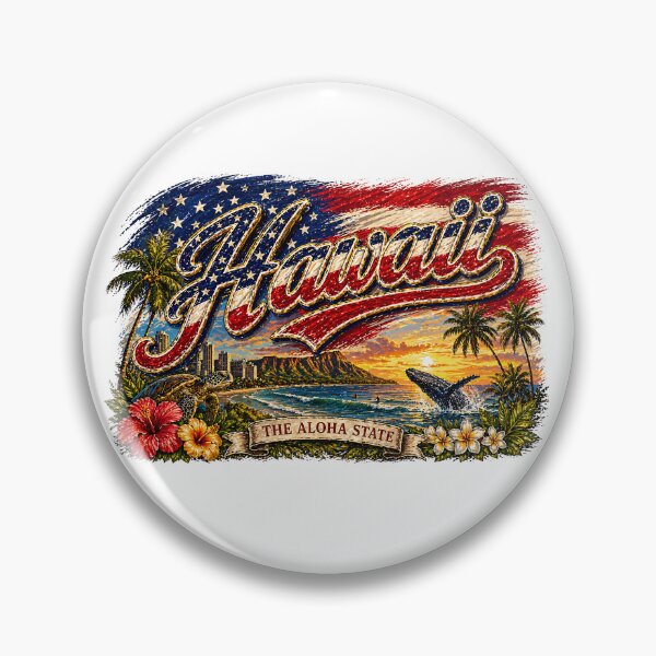 Item preview, HAWAII 1  Flag Letterings america designed and sold by LIOKING333.