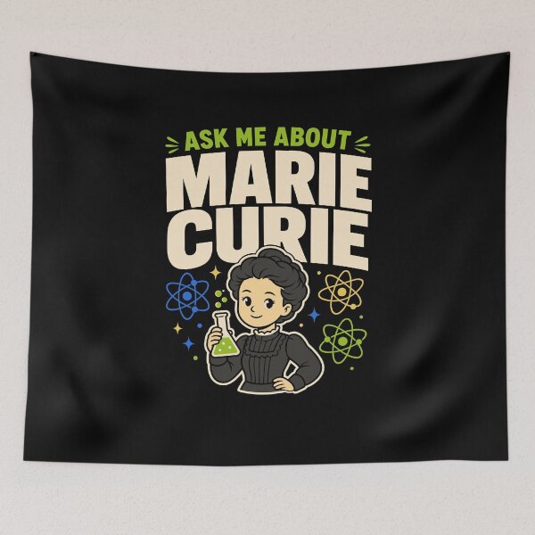 Item preview, Marie Curie Chemistry Radiology Science Gift designed and sold by AndreasMei.