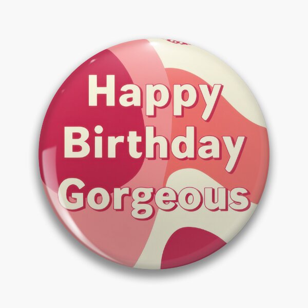 Item preview, Happy Birthday Gorgeous Modern Pink Card designed and sold by Zabolotna_Art.