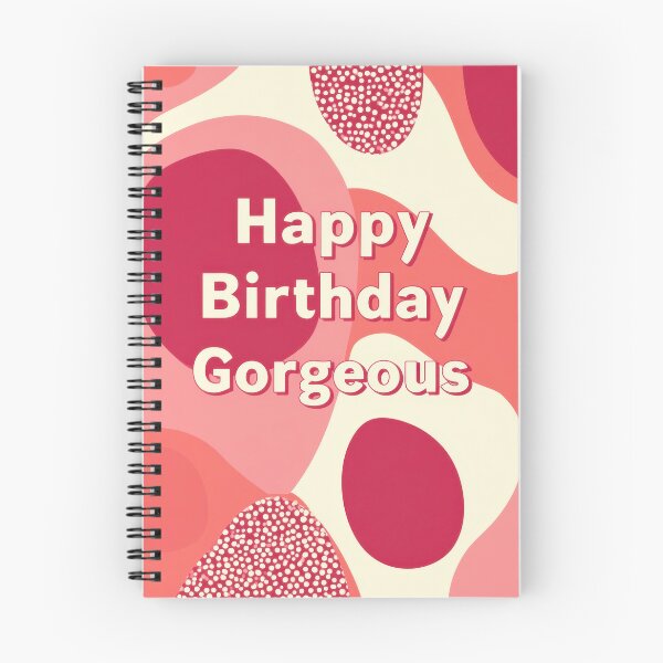 Item preview, Happy Birthday Gorgeous Modern Pink Card designed and sold by Zabolotna_Art.