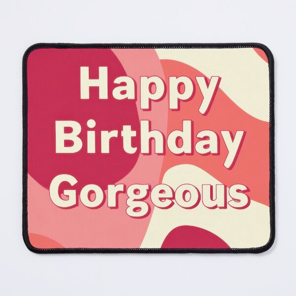 Item preview, Happy Birthday Gorgeous Modern Pink Card designed and sold by Zabolotna_Art.
