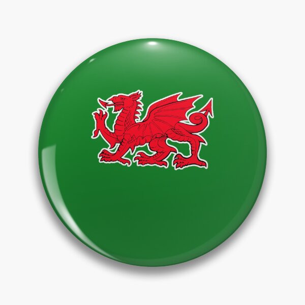 Item preview, Welsh Dragon Red Crest - Traditional Flag of Wales Symbol designed and sold by Marginalia Workshop.