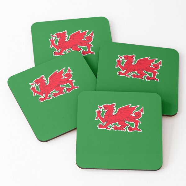Item preview, Welsh Dragon Red Crest - Traditional Flag of Wales Symbol designed and sold by Marginalia Workshop.