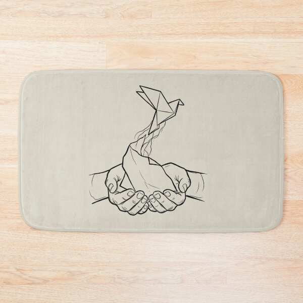 Item preview, Vintry off. Origami Bird Surreal Ink Sketch designed and sold by VintryOff.