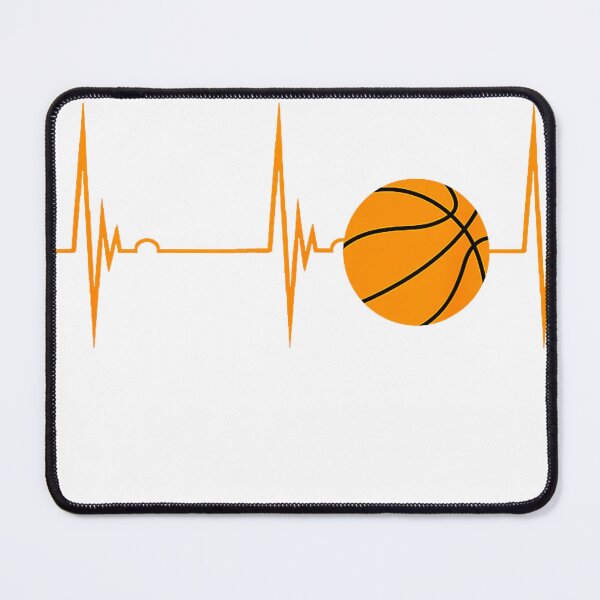 Item preview, Basketball Heartbeat EKG Pulse Sports Playing Basketball T-Shirt designed and sold by RKdrawings.