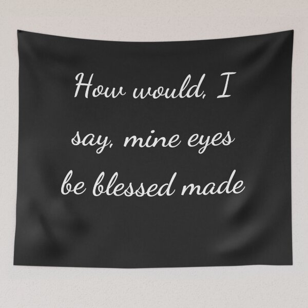 Item preview, "How would, I say, mine eyes be blessed made" - handwriting white designed and sold by ariksworld.