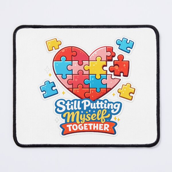 Item preview, Still putting my self to gether  funny styles design treandy sticker  designed and sold by Jyotisima8929.