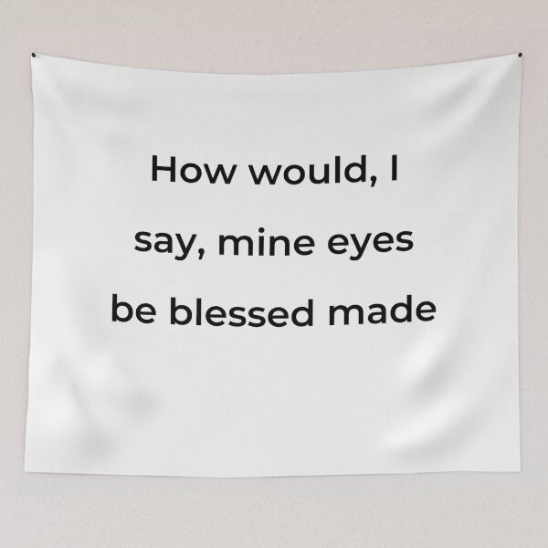 Item preview, "How would, I say, mine eyes be blessed made" - print black designed and sold by ariksworld.