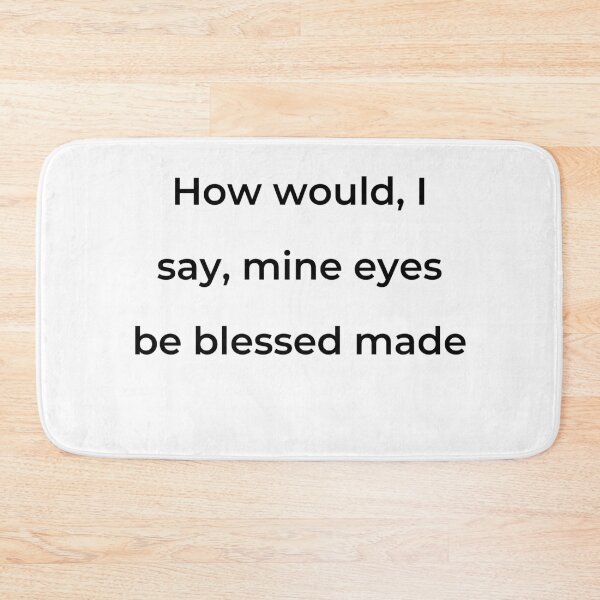 Item preview, "How would, I say, mine eyes be blessed made" - print black designed and sold by ariksworld.