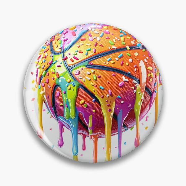 Item preview, Basketball Ice Cream Drip for Boys Girls Youth T-Shirt designed and sold by RKdrawings.
